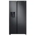 Samsung 635 Litre Side by Side Refrigerator - Black Steel