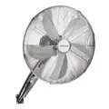 Heller Wall Fan with Remote - Chrome