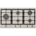 Westinghouse 90cm Gas Cooktop with Wok Burner- Stainless Steel