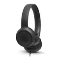 JBL Tune 500 Wired On Ear Headphones - Black