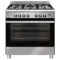 Emilia 80cm Freestanding Dual Fuel Cooker - Stainless Steel
