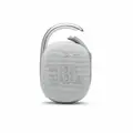 JBL Clip 4 Bluetooth Speaker - White