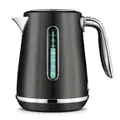 Breville The Soft Top Luxe 1.7 Litre Kettle - Black Stainless Steel