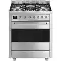 Smeg 70cm Freestanding Dual Fuel Cooker - Stainless Steel