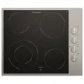 Westinghouse 60cm Ceramic Cooktop - Black Ceramic Glass with Stainless Steel Trim