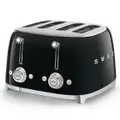 Smeg Retro Style 4 Slice Toaster - Black
