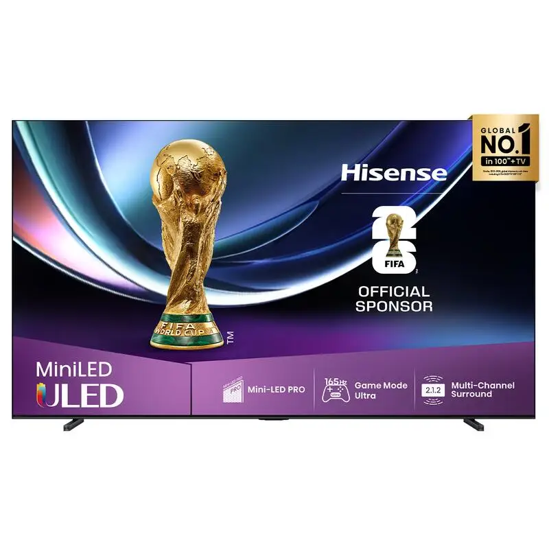 Hisense 100" U7QAU Smart 4K ULED Mini-LED TV (2025) - 100U7QAU