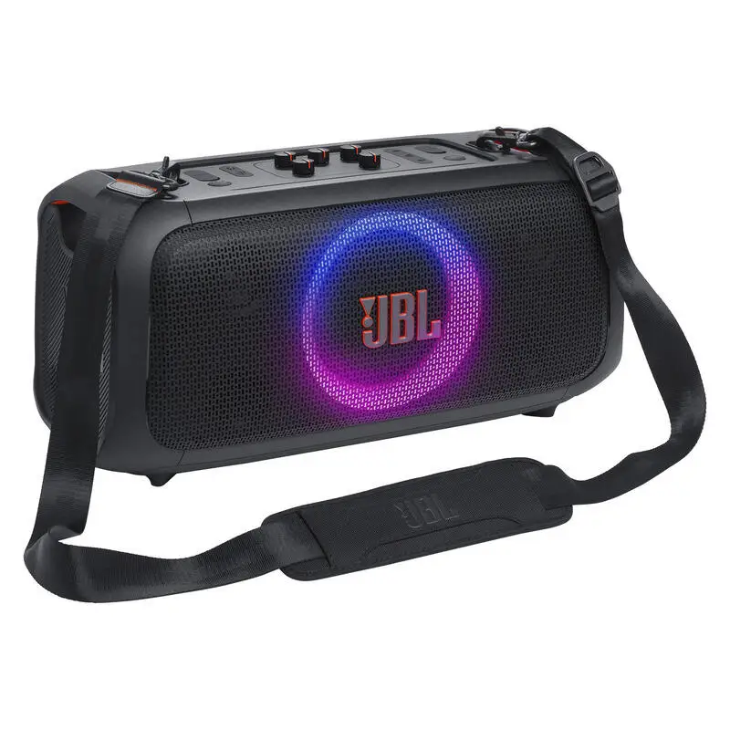 JBL PartyBox On-the-Go Essential IPX4 Portable Party Speaker with Microphone - 6630993