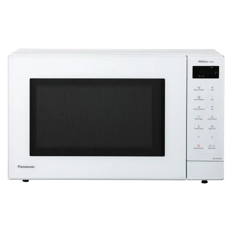 Panasonic 32L Solo 1100W Inverter Microwave Oven - White - NN-ST64QWQPQ