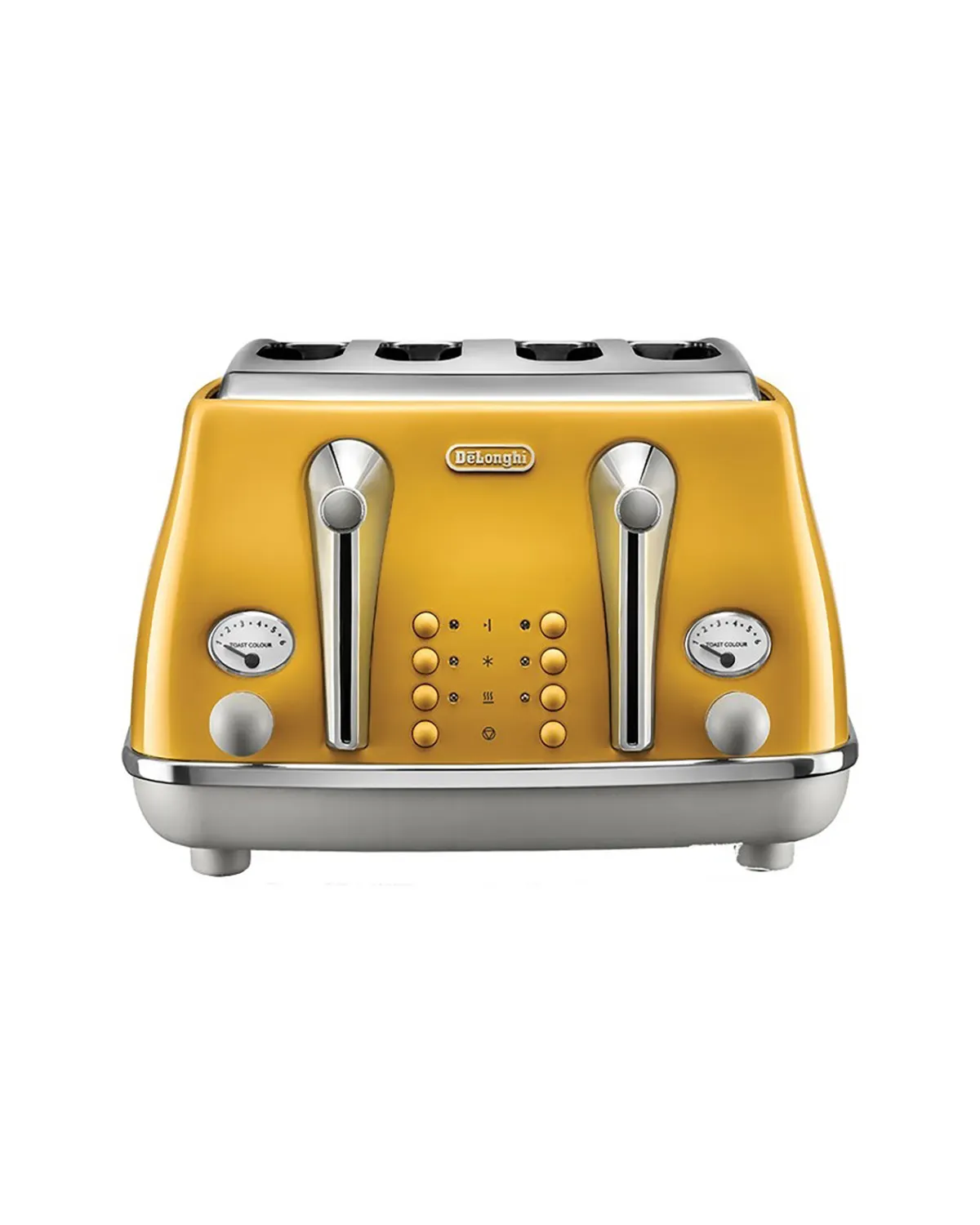 DeLonghi Icona Capitals 4 Slice Toaster - New York Yellow - CTOC4003Y