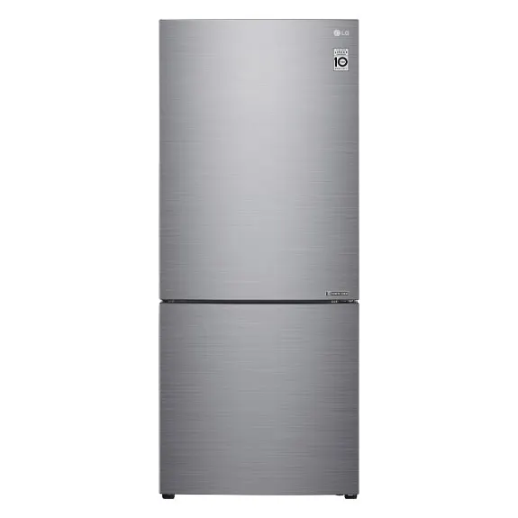 LG 420 Litre Bottom Mount Refrigerator - Stainless Steel - GB-455PL