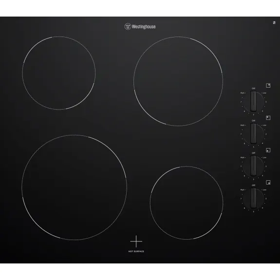 Westinghouse 60cm 4 Zone Ceramic Cooktop - WHC642BC