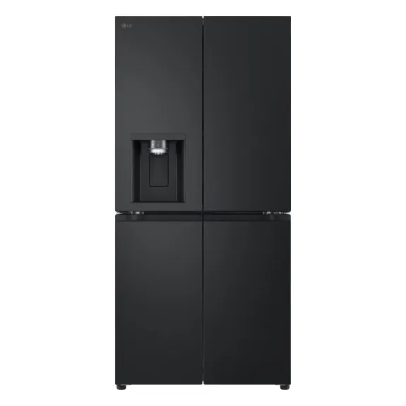 LG 508L Slim French Door Fridge - Matte Black - GF-LN500MBL