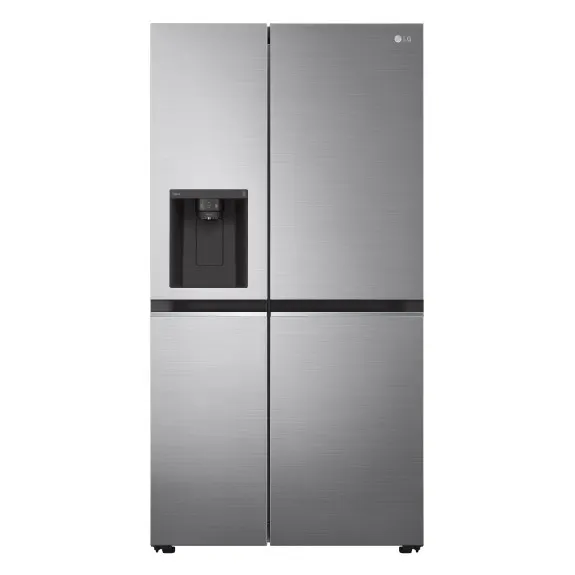 LG 635 Litre Side By Side Fridge - Stainless Steel - GS-L600PL