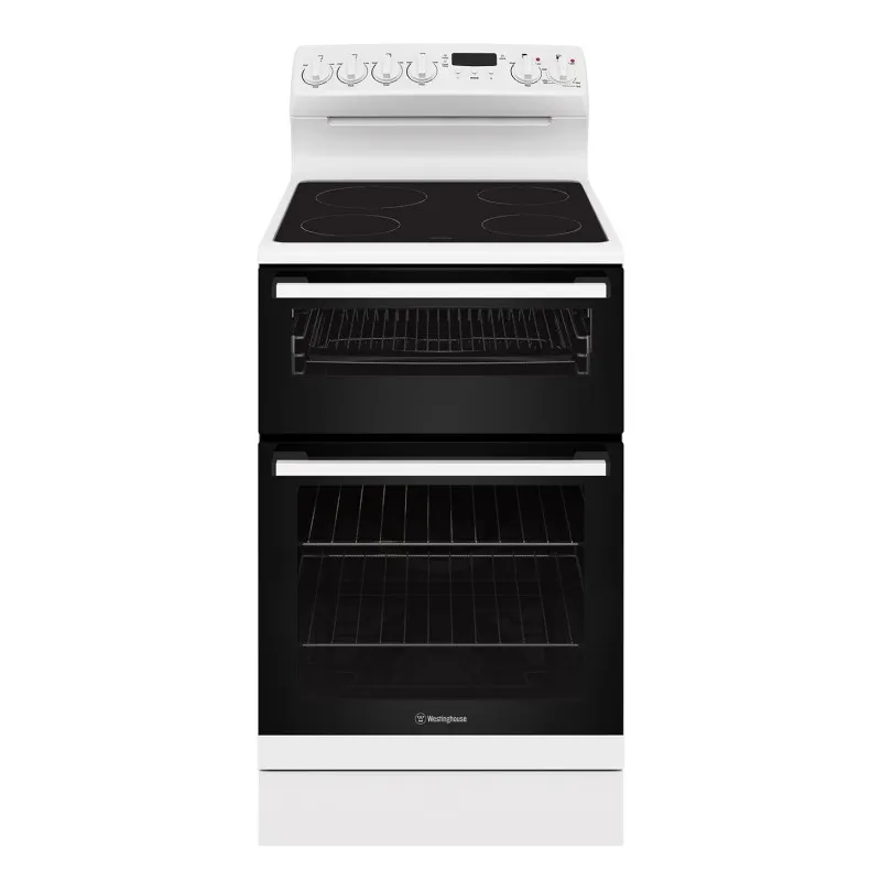 Westinghouse 54cm Freestanding Electric Cooker - White - WLE543WCB