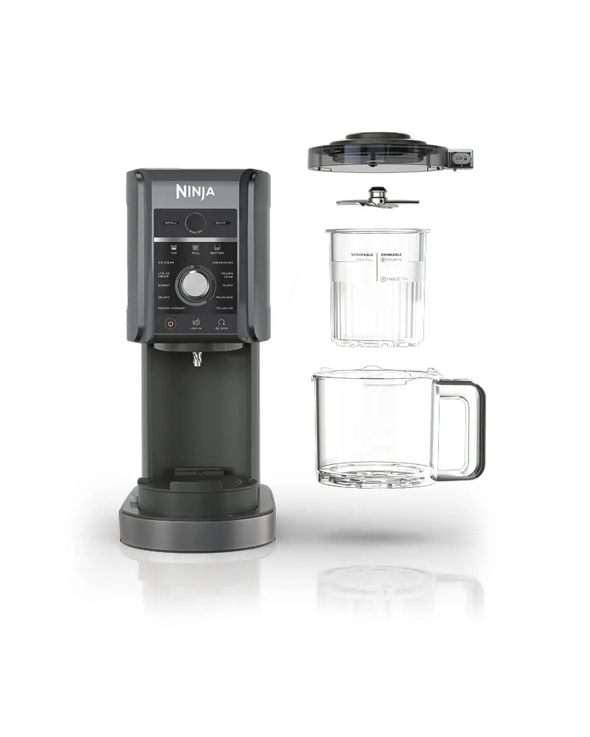 Ninja Creami Deluxe 11-in-1 Feature Frozen Treat Maker - Silver & Black - NC501