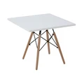 Replica Charles Eames Kids Square Table - Wood Legs