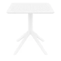 Sky Table by Siesta 70 x 70 White - Made in Europe