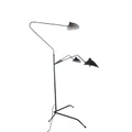 Replica Serge Mouille Floor Lamp - 3 Arm - Black