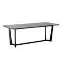 Massey Dining Table 220 cm - Black Timber