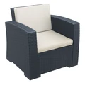 Monaco Lounge Outdoor Armchair with Cushions by Siesta