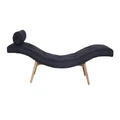 Featherston Chaise Longue Z300 Charcoal Grey Replica