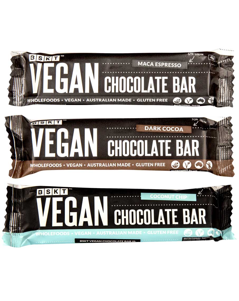 Vegan Chocolate Bar by BSKT Wholefoods