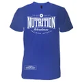 Classic T-Shirt (Blue / White) By Nutrition Warehouse Training Apparel (M2)