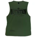 Classic Muscle T-Shirt (Khaki / Black) By Nutrition Warehouse Training Apparel (M3)