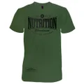 Classic T-Shirt (Khaki / Black) By Nutrition Warehouse Training Apparel (M2)