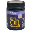 Organic Flaxseed Oil Capsules by Melrose
