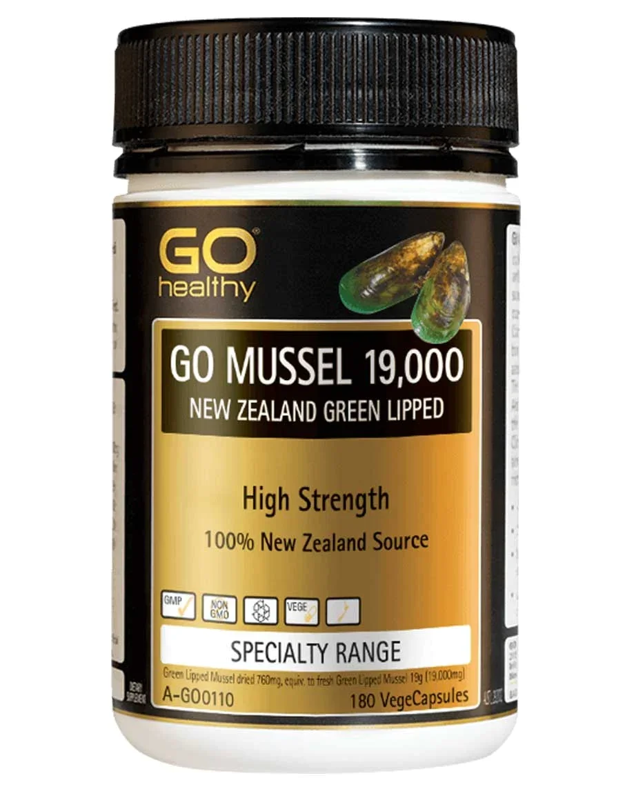 Go Mussel 19,000 New Zealand Green Lipped by Go Healthy