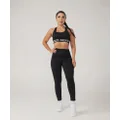 Core Support Sports Bra (Black) by OneMoreRep