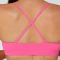 Core Strappy Sports Bra (Bubblegum Pink) by OneMoreRep