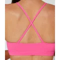 Core Strappy Sports Bra (Bubblegum Pink) by OneMoreRep