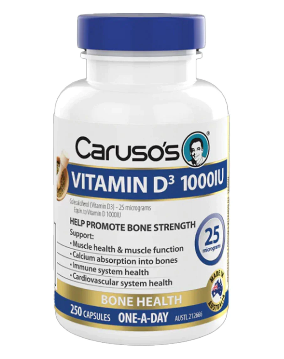 Vitamin D3 1000IU by Caruso's Natural Health