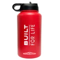 Stainless Steel Drink Bottle (Built For Life) by Nutrition Warehouse