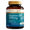 Vitamin B6 100mg by Herbs of Gold
