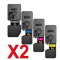 Genuine 8 Pack Kyocera (TK-5444) ECOSYS PA2100/MA2100 Toner Cartridge Bundle (2BK, 2C, 2M, 2Y)