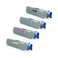 Compatible B,C,M,Y ES3640 Toner OKI Toner Cartridge Bundle