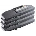 Compatible B,C,M,Y C3760dn/C3765dnf Toner Dell Toner Cartridge Bundle