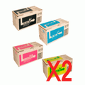 Genuine 8 Pack Kyocera FS-C5300DN/C5350DN/P6030CDN Toner Cartridge Bundle (TK-564K, C, M, Y)
