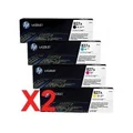 Genuine 8 Pack HP 827A Color LaserJet M880 Toner Cartridge Bundle (CF300A, CF301A, CF302A , CF303A)