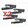 Genuine 8 Pack Lexmark C935 Toner Cartridge Bundle (C930H2KG, C930H2CG, C930H2MG, C930H2YG)
