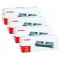 Genuine 4 Pack Canon LBP5200/MFC8180 Toner Cartridge Bundle (CART301B,C,M,Y)