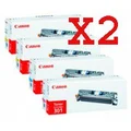 Genuine 8 Pack Canon LBP5200/MFC8180 Toner Cartridge Bundle (CART301B,C,M,Y)