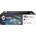 Genuine Extra High Yield Magenta HP 981Y PageWide Ent Color 556/586 Ink Cartridge 16K Pages
