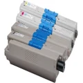 Compatible B,C,M,Y C532dn/MC563dn/MC573dn Toner OKI Cartridge Bundle