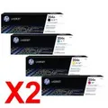 Genuine 8 Pack HP 204A LaserJet Toner Cartridge Bundle (CF510A, CF511A, CF512A, CF513A)