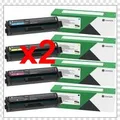 Genuine 8 Pack Lexmark CX431ADW Return Program Toner Cartridge Bundle 2 of each
